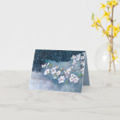 Sympathie van de hond kaart (Gele Bloem)