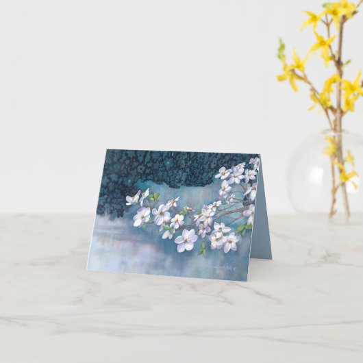 Sympathie van de hond kaart (Gele Bloem)