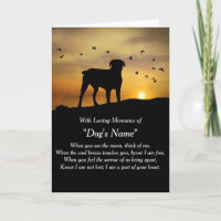 sympathie van de hond met Spiritueel gedicht Kaart
