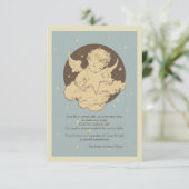 Sympathie van de kind Angel Hartelijk dank Kaart (Staand voorkant)