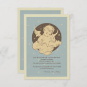 Sympathie van de kind Angel Hartelijk dank Kaart (Voorkant / Achterkant)