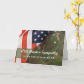 Sympathie van de militair soldaat van het tante Ar Kaart (Gele Bloem)