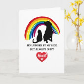 Sympathie van de Regenboogbrug Kaart (Gele Bloem)