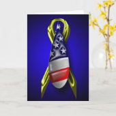 Sympathie van de strijdkrachten kaart (Gele Bloem)