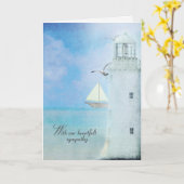 Sympathie van de witte vuurtoren kaart (Gele Bloem)