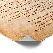 Sympathie van gedicht regenboogbrug voor paarden poster (Hoek)