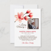 Sympathie van het geheugen Floral bedankt u | FOTO (Voorkant)