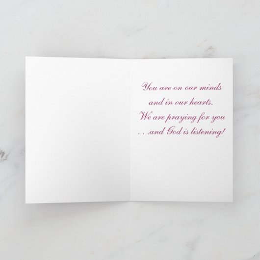 Sympathie van het Hart Kaart (Binnen)