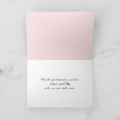 Sympathie van het kat Pet op roze verlies Kaart (Binnen)