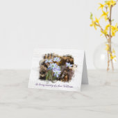 Sympathie van lente wilde bloemen kaart (Gele Bloem)