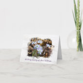Sympathie van lente wilde bloemen kaart (Voorkant)