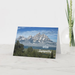 sympathie van Majestic Teton Mountains Kaart