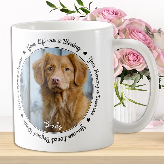 Sympathie van Pet Loss Keepasj Dog Pet Memorial Koffiemok