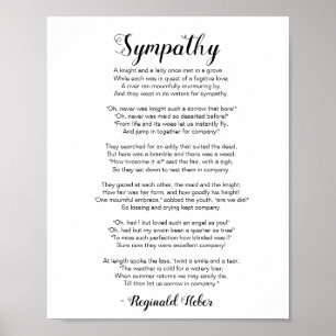 Sympathie van Reginald Heber Poster