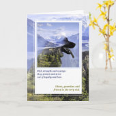 Sympathie van Shepherd Pet verlies van een diensth Kaart (Gele Bloem)