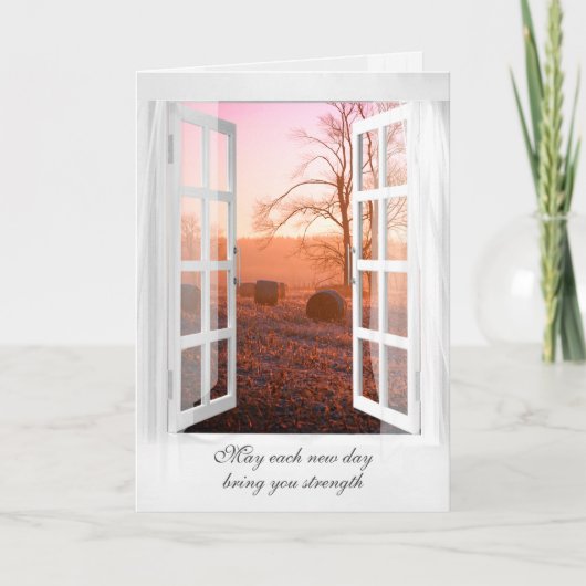 Sympathie venster van hooibalen kaart (Voorkant)