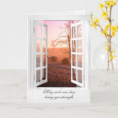 Sympathie venster van hooibalen kaart (Gele Bloem)