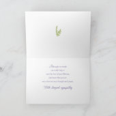 Sympathie verlies moeder, Aangepaste foto, Naam, P Kaart (Binnen)