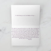 Sympathie - Verlies van een huisdier Kaart (Binnen)