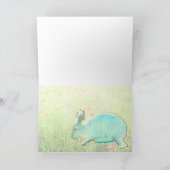 Sympathie (verlies van een konijn) kaart (Binnen)