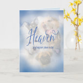 Sympathie, verlies van hond, hemelse honden kaart (Gele Bloem)