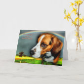 Sympathie - Verlies van hond Kaart (Gele Bloem)