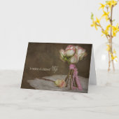 Sympathie Verlies van Vrouw Rose Bouquet Kaart (Gele Bloem)