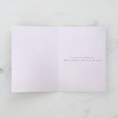 Sympathie Verlies van Waterverf kartonnen Kaart te (Binnen)