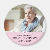 Sympathie voor altijd in ons hart Foto Magneet (Voorkant)