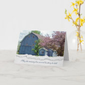 sympathie voor blauw schors kaart (Gele Bloem)