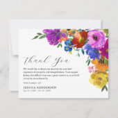 Sympathie voor Bright & Stor Floral Bedankkaart (Voorkant)