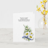 sympathie voor daisy bouquet kaart (Gele Bloem)