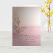 sympathie voor de beach grass kaart (Gele Bloem)