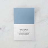 Sympathie voor de blanke Lily Branch Bedankkaart (Binnen)