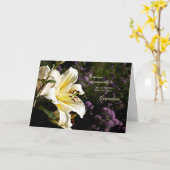Sympathie voor de dood van een oma. kaart (Gele Bloem)