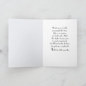 sympathie voor de geel zonnebloem kaart (Binnen)