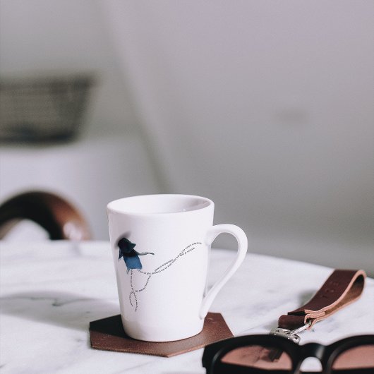 sympathie voor de kust blauwe iris latte mok