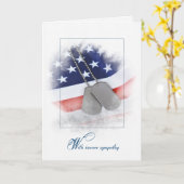 sympathie voor de militaire doekjes op de vlag kaart (Gele Bloem)