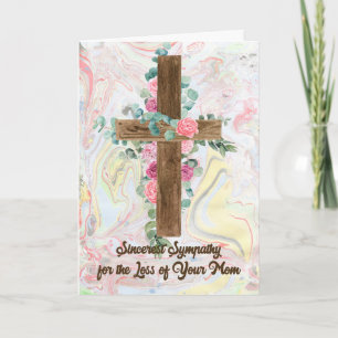 Sympathie voor de persoon die moeder heeft verlore kaart
