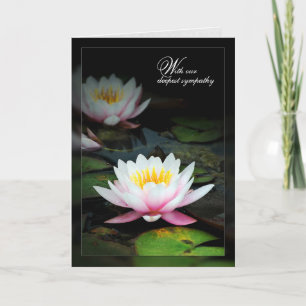 sympathie voor de waterLily-reflectie Kaart