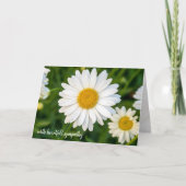 sympathie voor de witte maaltijd kaart (Voorkant)