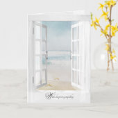 sympathie voor de zeemaand kaart (Gele Bloem)