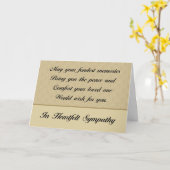 Sympathie voor dierbare herinneringen kaart (Gele Bloem)