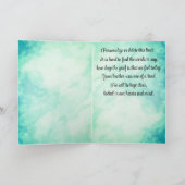 Sympathie voor een broederkaart kaart (Binnen)