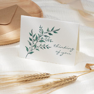 Sympathie voor eenvoudige blauwe groene laffie kaart