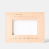 Sympathie voor gedenkaanhalingstekens gegraveerde lijstjes (Voorkant)