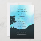 Sympathie voor Grief te groot voor woorden Kaart (Achterkant)