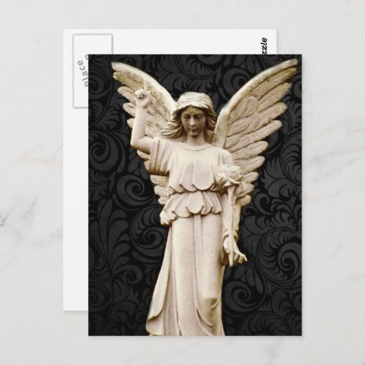 sympathie voor het kerkhof gedenkplaats Grief Goth Briefkaart (Voorkant / Achterkant)