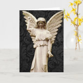 sympathie voor het kerkhof gedenkplaats Grief Goth Kaart (Gele Bloem)