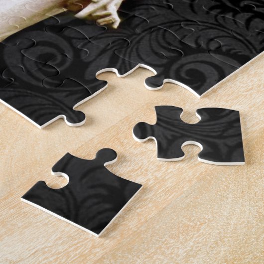 sympathie voor het kerkhof gedenkplaats Grief Goth Legpuzzel (Zijkant)